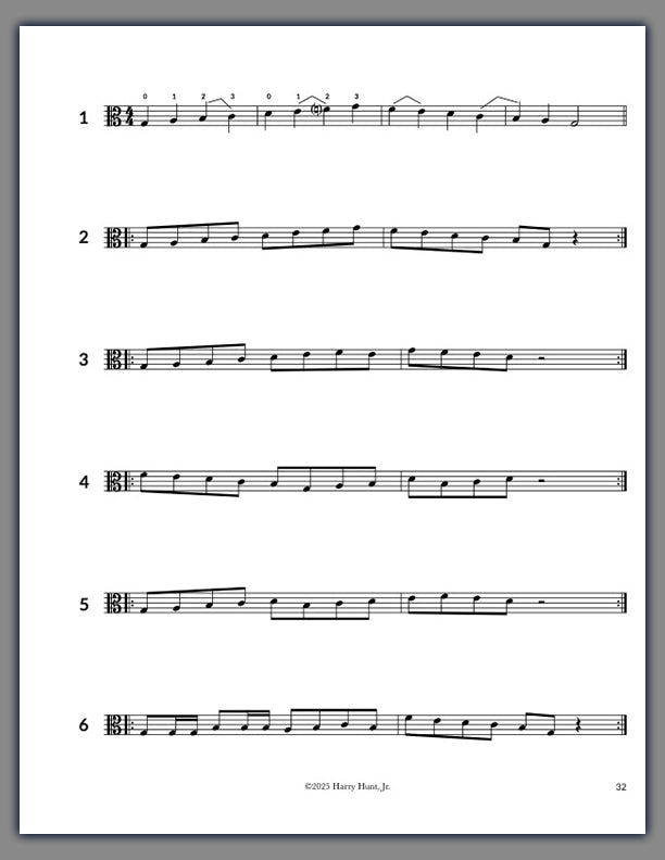 Easy Jazz Viola Scales