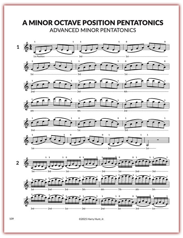 Jazz Violin Etudes: Advanced Scales and Arpeggios