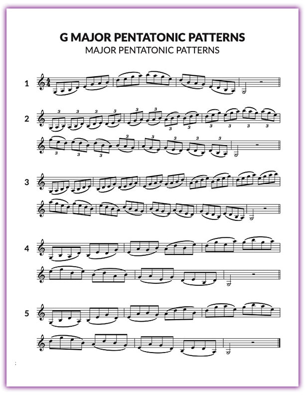 Jazz Violin Etudes: Mastering Pentatonic Patterns (4th Edition)