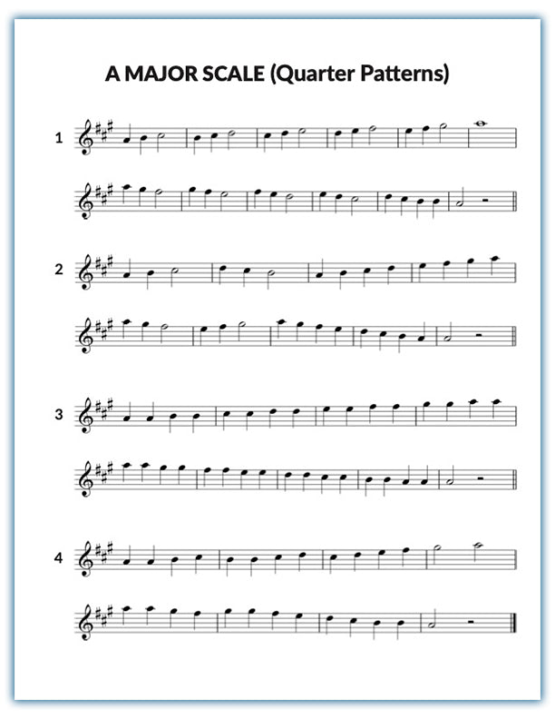 Violin Scale Book For Beginners