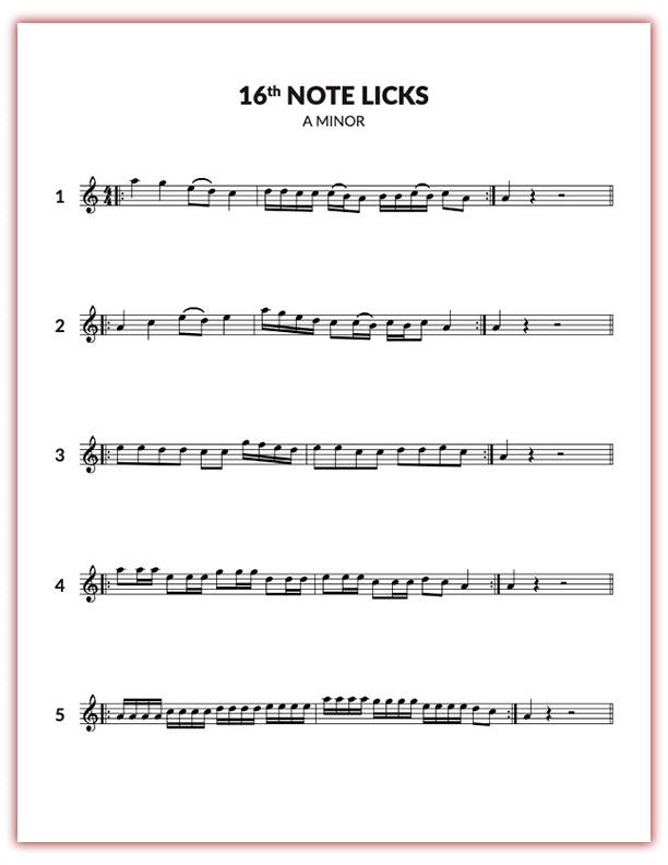 Hip Hop Violin Etudes, Patterns & Licks